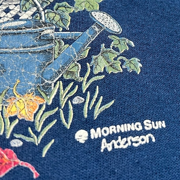 Vintage 90s Halloween Scarecrow Fall 1990s Crewneck Pullover Jumper Sweatshirt - Picture 6 of 9